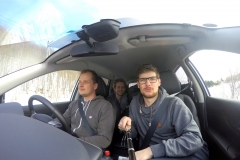 On the road